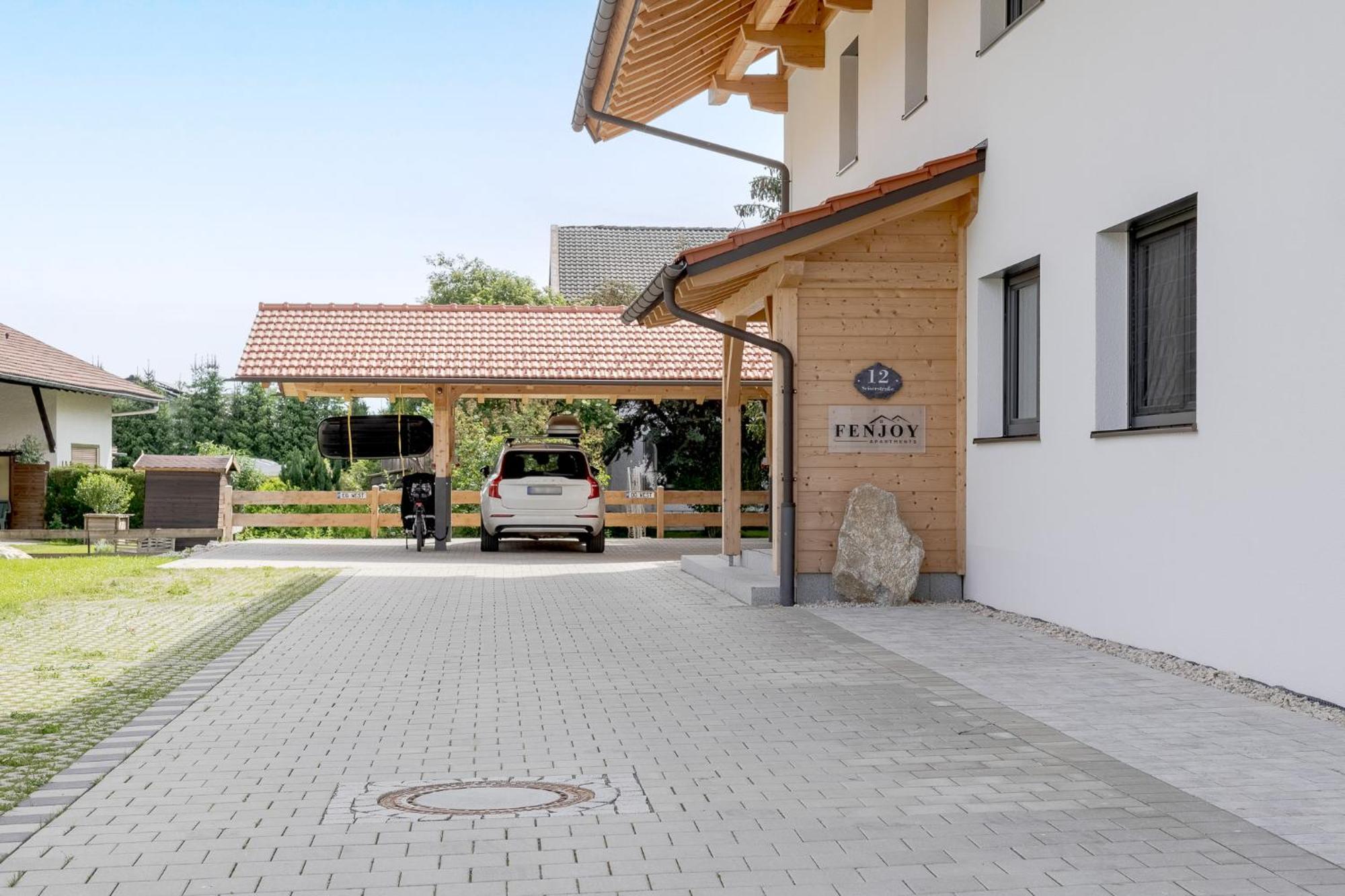 Fenjoy: Ferienapartment Mit Terrasse / Zentral / Bbq Bernau am Chiemsee Kültér fotó